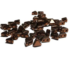 Khéops® par Puca®, Jet Bronze ”23980-14415” 2-hålspärla, 10 gr