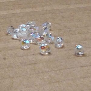 Crystal AB ”00030-28701” firepolish 2 mm, 150 st