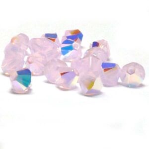 5328 Swarovski Xilion bicone Rose Water Opal Shimmer ABx2 3 mm 2