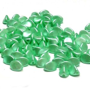Pinch beads Pastel Light Green ”25025” 5*3 mm, 50 st