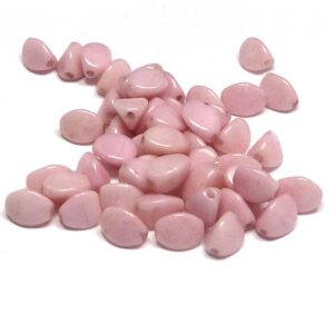 Pinch beads Chalk White Lila Luster ”03000-14494” 5*3 mm, 50 st
