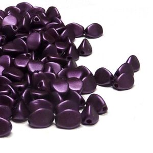 Pinch beads Pastel Bordeaux ”25032” 5*3 mm, 50 st