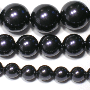 5810 Dark purple kristallpärla 6 mm