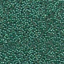 Delica 11/0 ”DB1844” Duracoat Galv Dark Mint Green 5 gr