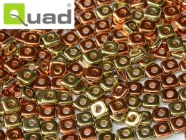 Quad® Bead Jet California Gold Rush ”23980-98542” 4 mm, 5 gr